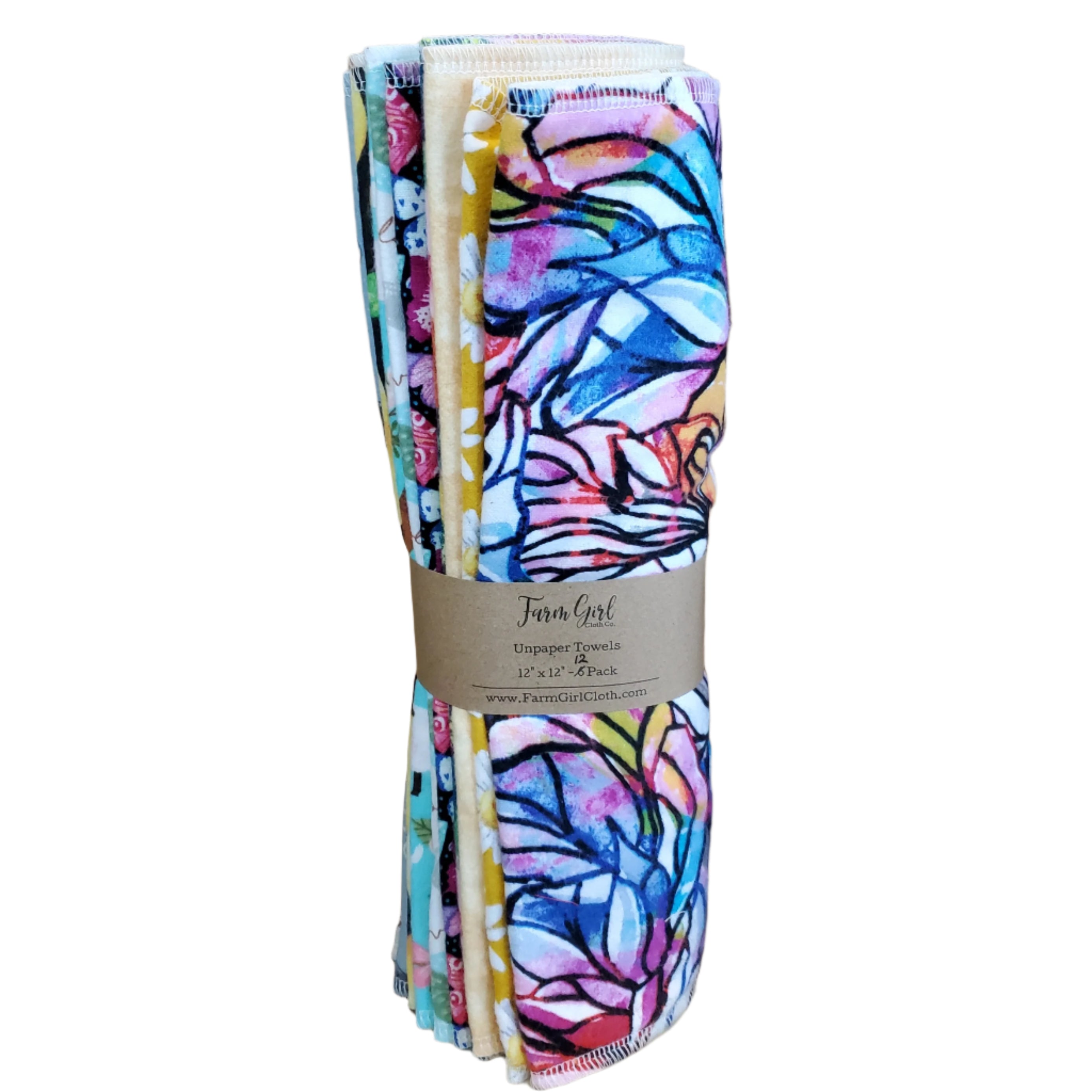 Asciugamani riutilizzabili senza carta | Grande mix di 12 asciugamani