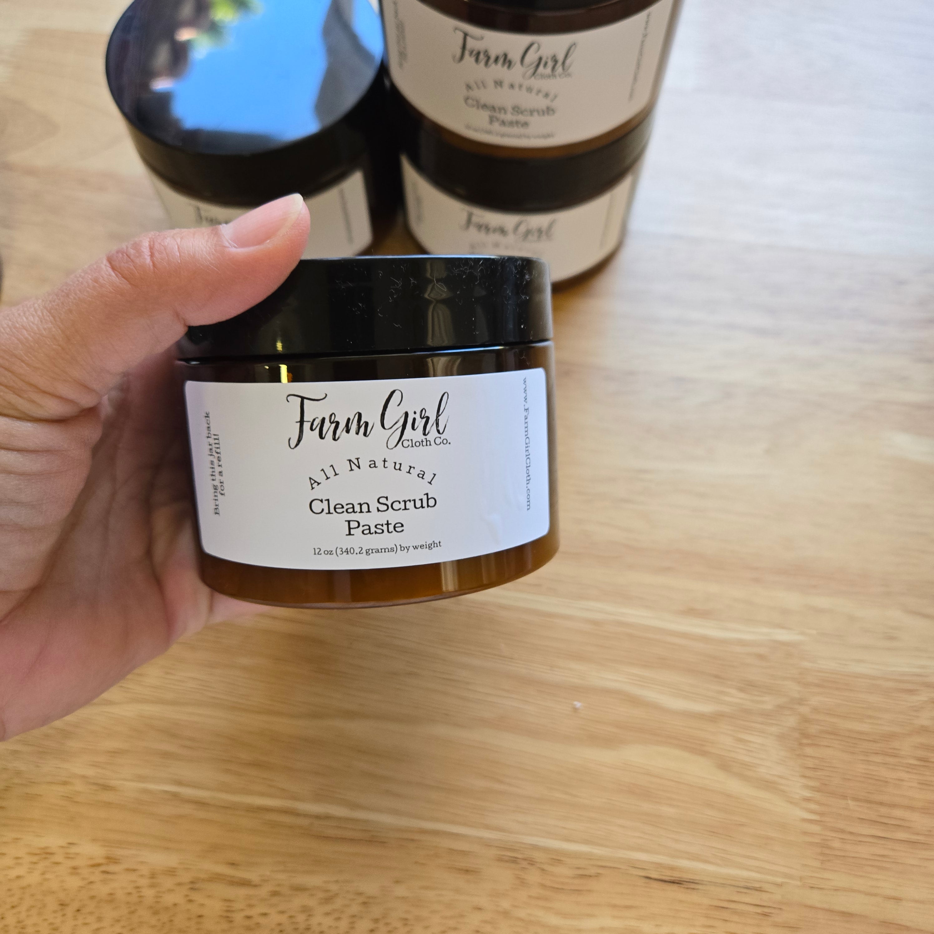 Clean Scrub Paste - Detergente esfoliante completamente naturale