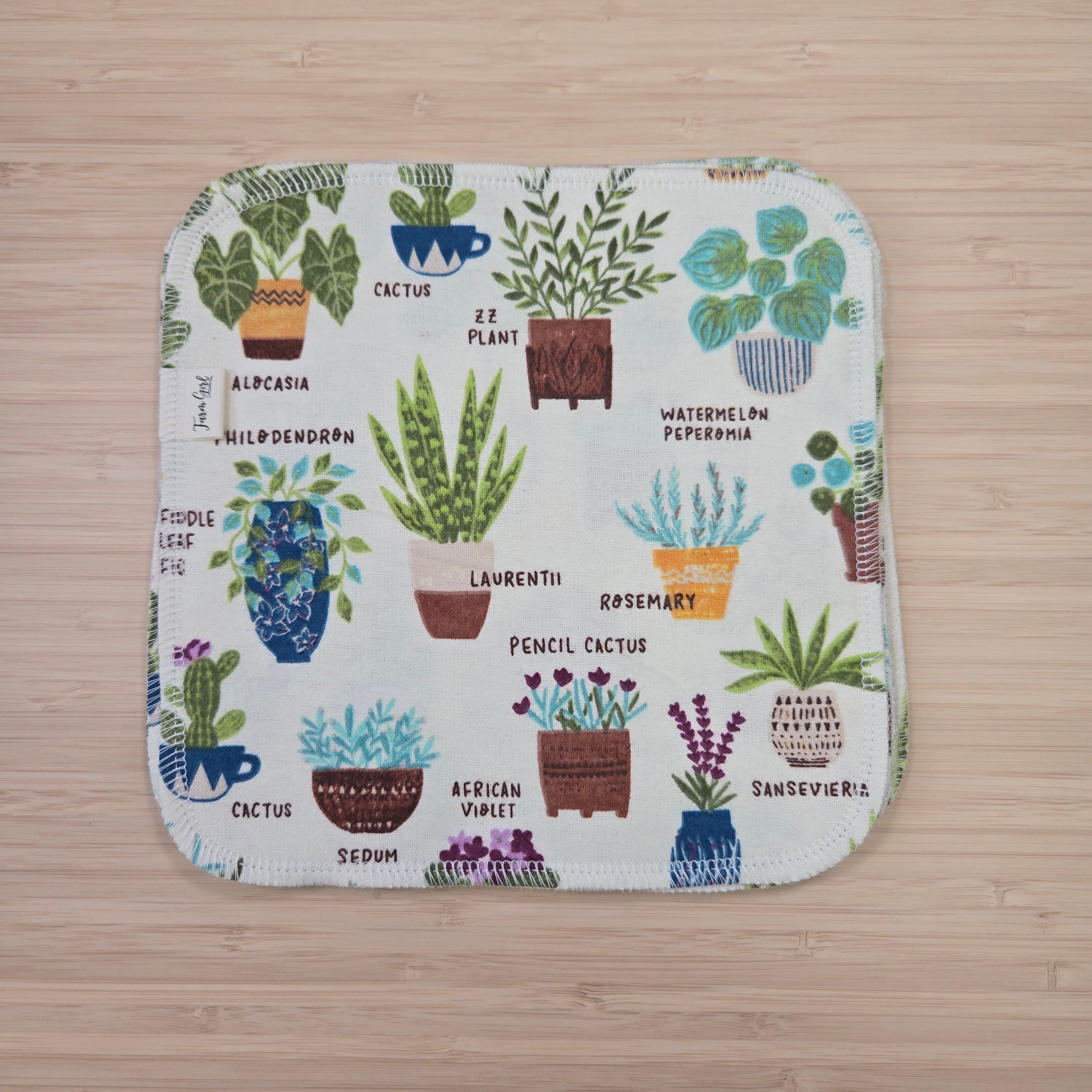 Tovaglioli di stoffa | Piante da appartamento in vaso