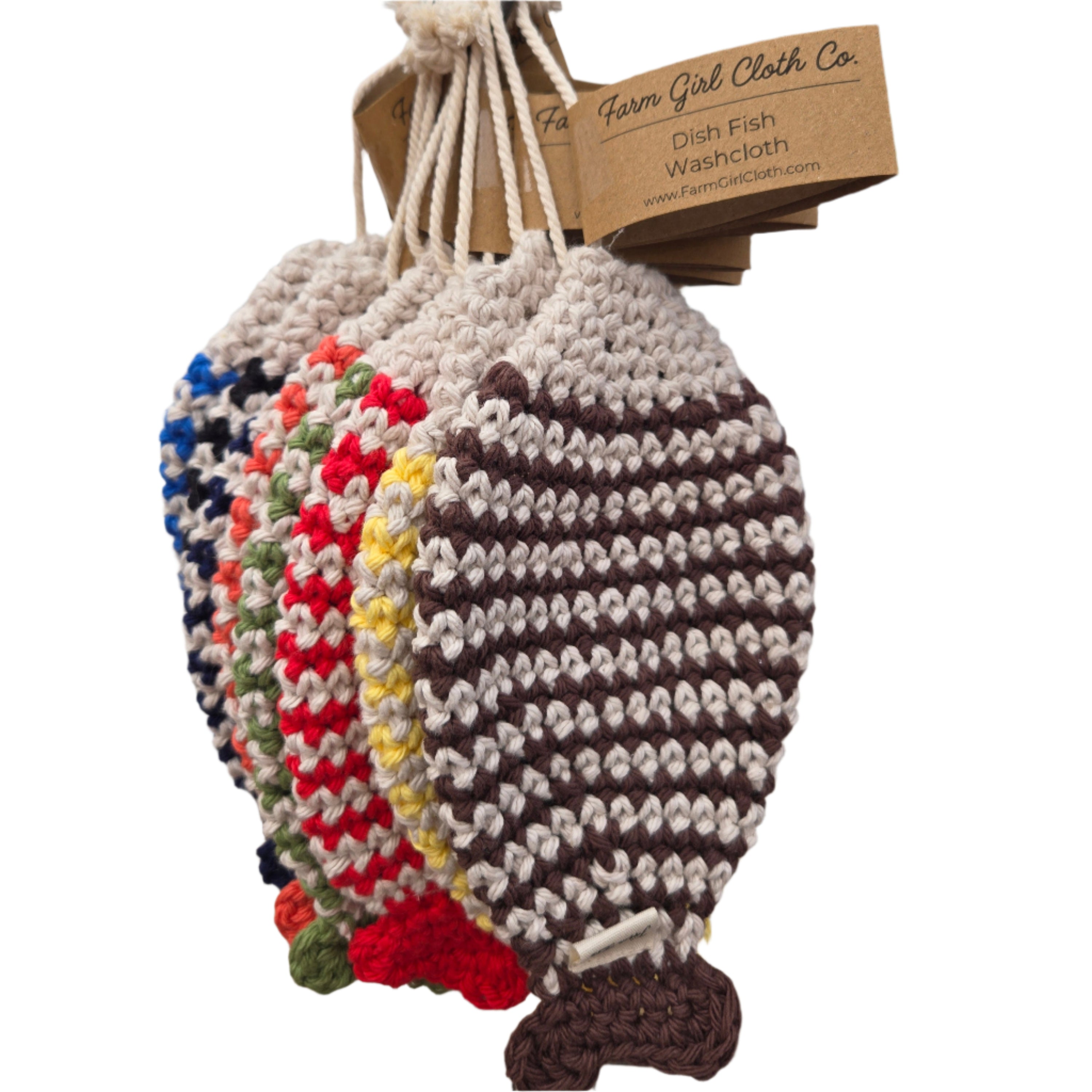 Tawashi per lavare i piatti a forma di pesce - Ordine personalizzato 2-4 settimane