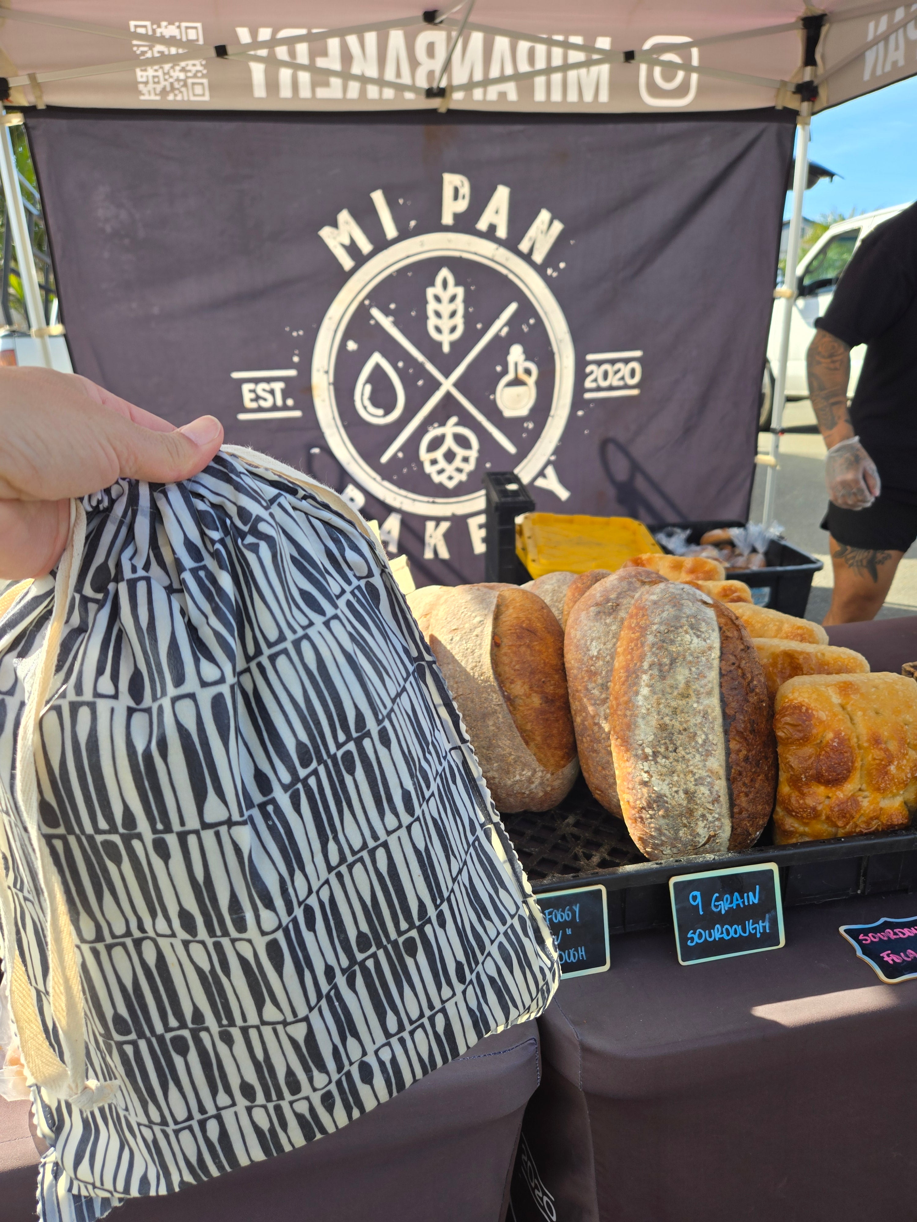 Sacchetti per il pane in cera d'api