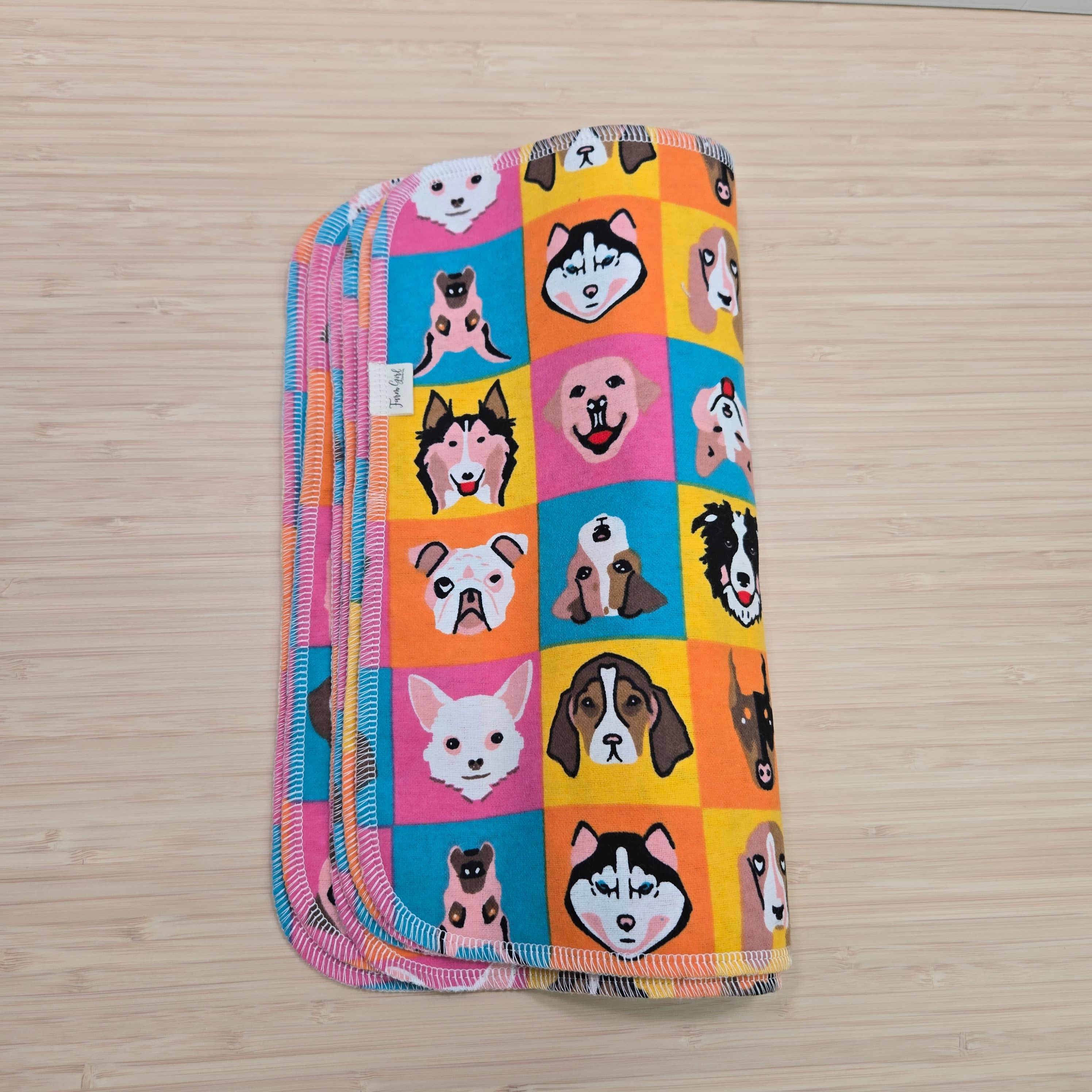 Asciugamani riutilizzabili senza carta | Facce di cane